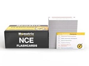 NCE Study Cards: NCE Exam Prep 2025-2026 with Practice Test Questions for the National Counselor Examination [Full Color Cards]