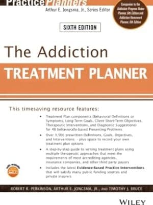 The Addiction Treatment Planner (PracticePlanners)