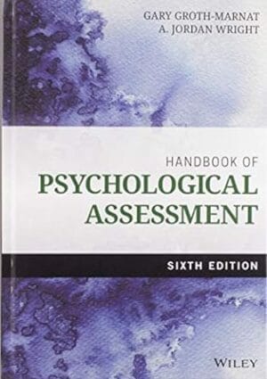Handbook of Psychological Assessment