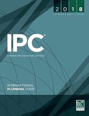 2018 International Plumbing Code (International Code Council Series)