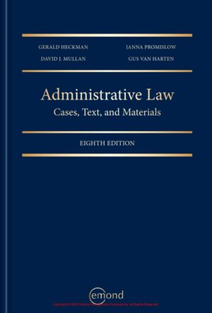 Administrative Law: Cases, Text, and Materials 8th Edition
