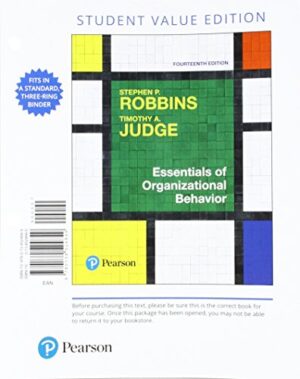 Essentials Of Organizational Behavior