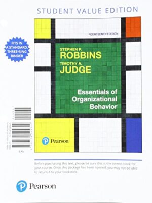 Essentials Of Organizational Behavior