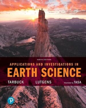 Applications And Investigations In Earth Science 9th Edition