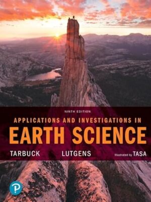 Applications And Investigations In Earth Science 9th Edition