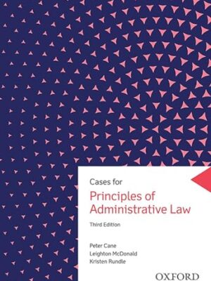 Cases For Principles Of Administrative Law