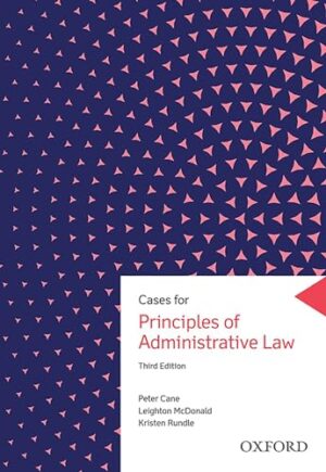 Cases For Principles Of Administrative Law