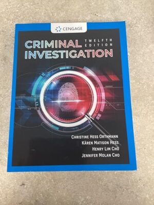 Criminal Investigation 12th Edition