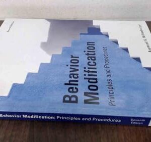 Behavior Modification: Principles And Procedures 7th Us Edition