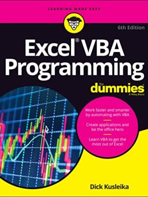 Excel Vba Programming For Dummies, 6th Edition
