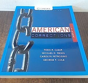 American Corrections In Brief Paperback