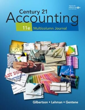 Century 21 Accounting: Multicolumn Journal, 11th Edition