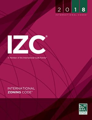 2018 International Zoning Code International Code Council Series