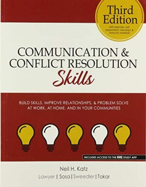 Communication And Conflict Resolution Skills 3rd Edition